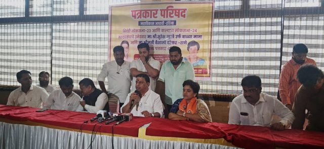 There is no development work from Kapil Patil in Bhiwandi Lok Sabha - Mahavikas Aghadi candidate Suresh (Balya Mama) Mhatre