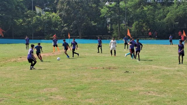 Grand Inauguration of Super League Inter-School Football Tournament organized for the first time in Kalyan; Concept of MLA Vishwanath Bhoir