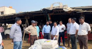 कल्याण एपीएमसी मार्केटमधून 500 किलो सिंगल युज प्लास्टिक जप्त ; केडीएमसी-एमपीसीबी ची कारवाई