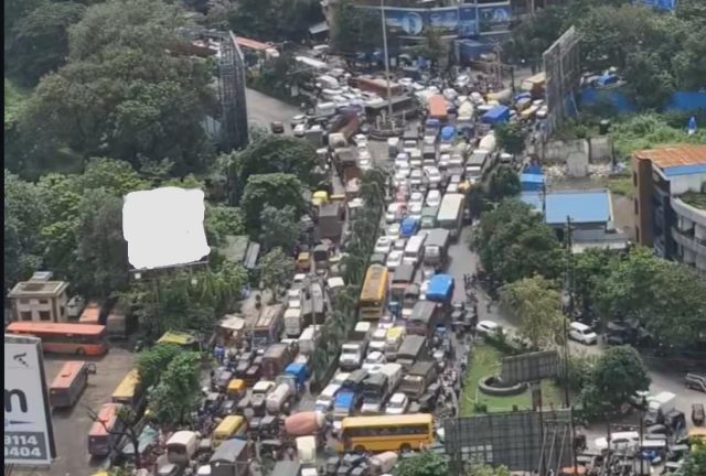 frustration : Traffic congestion in Kalyan is getting worse; Traffic planning is out of hand