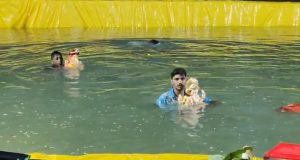 कल्याण डोंबिवली महानगरपालिकेच्या कृत्रिम विसर्जन तलावांना नागरिकांकडून उत्स्फूर्त प्रतिसाद