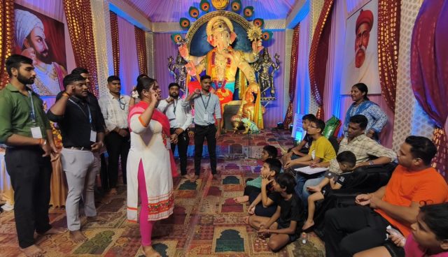 Municipal Corporation creates awareness about cleanliness in Kalyan Dombivali through Ganeshotsav; Positive response from citizens