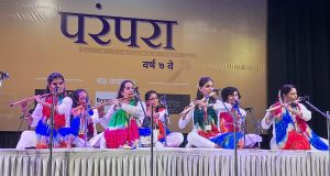 गुरुकुल प्रतिष्ठानच्या “परंपरा” बासरी वादनाने कल्याणकर मंत्रमुग्ध