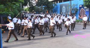 कल्याणमध्ये राष्ट्रीय स्वयंसेवक संघाचे शताब्दी विजयादशमी पथसंचलन उत्साहात संपन्न