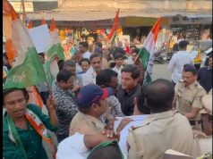 कल्याण डोंबिवली युवक काँग्रेसचा केडीएमसी मुख्यालयावर ‘जनआक्रोश’ मोर्चा; केडीएमसीच्या कारभाराचा केला निषेध