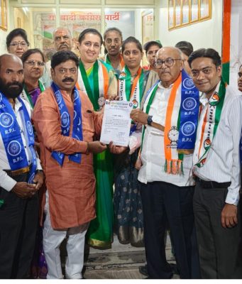 राष्ट्रवादी काँग्रेसचे उमेदवार विक्रांत जगन्नाथ शिंदे यांना वंचित बहुजन आघाडी, बहुजन विकास आघाडी आणि रिपब्लिकन पार्टी ऑफ इंडियाकडून पाठिंबा जाहीर