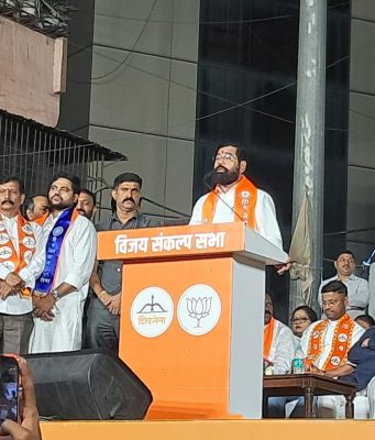 जेव्हा सगळ्यांनी त्यांचा बँड वाजवला तेव्हा यांना ब्रँड आठवला – उपमुख्यमंत्री एकनाथ शिंदे यांची ठाकरे बंधूंवर टीका