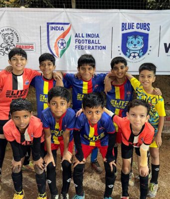 कल्याणात एलिट फुटबॉल अरेना, सिटी पार्क येथे ‘AIFF ब्लू कब्स – लीग ऑफ लिटल चॅम्प्स’ स्पर्धेला सुरुवात