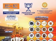 “President Cup India 2026” टेनिस क्रिकेट; उपमुख्यमंत्री एकनाथ शिंदे यांच्या मुख्य उपस्थितीत मंगळवारी स्पर्धेचा शुभारंभ