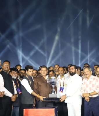 “President Cup India 2026” टेनिस क्रिकेट स्पर्धेला दिमाखात प्रारंभ; उपमुख्यमंत्री एकनाथ शिंदे, बॉलिवूडचे सुपरस्टार सलमान खानची मुख्य उपस्थिती