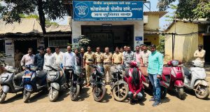 🚨 Kalyan Crime Update | वाहन चोरीतील सराईत आरोपी अटकेत; ३.५५ लाखांच्या १० दुचाकी जप्त