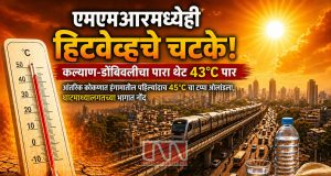 एमएमआरमध्येही तीव्र उष्णतेचे चटके ; कल्याण-डोंबिवलीचा पारा तब्बल ४३°C पार