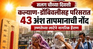 कोकणात दशकातील सर्वात तीव्र हिटवेव्ह ; सलग चौथ्या दिवशी कल्याण-डोंबिवलीमध्ये ४३ अंश तापमानाची नोंद