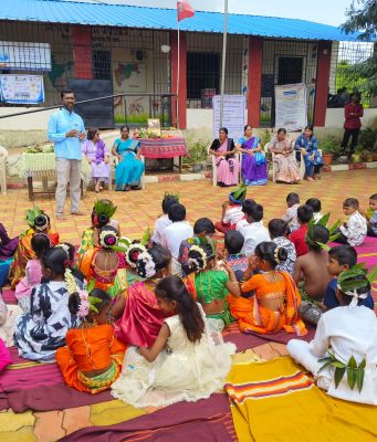 वाघेरेपाड्यात आदिवासी दिनाचा जल्लोष; रानभाज्यांच्या स्पर्धेतून जपली निसर्गाशी नाळ