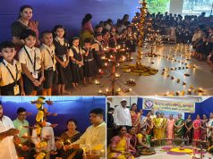 दिप अमावस्येनिमित्त परंपरेच्या ज्योतीने उजळले बालक मंदिर; ६५० विद्यार्थ्यांनी जपला भारतीय संस्कृतीचा वारसा