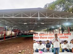 डोंबिवलीतील नेहरू मैदानावर खेळाडूंसाठी वेदरशेड; भाजप प्रदेशाध्यक्ष रविंद्र चव्हाण यांच्या उपस्थितीत लोकार्पण