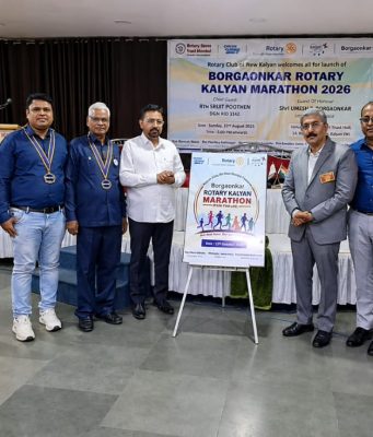रोटरी मॅरेथॉनमुळे देशभरात कल्याणची ‘रनर्स सिटी’ अशी ओळख; ७व्या बोरगांवकर रोटरी कल्याण मॅरेथॉनचे मान्यवरांच्या उपस्थितीत दिमाखदार लॉन्चिंग
