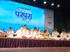 गुरु-शिष्यांच्या सुमधुर बासरी वादनाने कल्याणकर मंत्रमुग्ध ; गुरुकुल प्रतिष्ठानच्या ‘परंपरा’ कार्यक्रमात संगीत क्षेत्रातील दिग्गजांची मांदियाळी