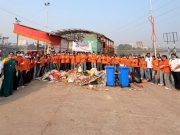 दुर्गाडी घाट परिसरात ॲस्पिरंट्स कॉलेजच्या १०० हून अधिक विद्यार्थ्यांची स्वच्छता मोहीम; पर्यावरण संवर्धनाचा दिला संदेश