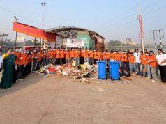 दुर्गाडी घाट परिसरात ॲस्पिरंट्स कॉलेजच्या १०० हून अधिक विद्यार्थ्यांची स्वच्छता मोहीम; पर्यावरण संवर्धनाचा दिला संदेश