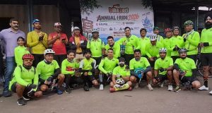 पाणी बचतीचा संदेश घेऊन १९ सायकलिस्टची कल्याण ते कर्नाटक ९०० किलोमीटरची साहसी वारी