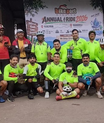 पाणी बचतीचा संदेश घेऊन १९ सायकलिस्टची कल्याण ते कर्नाटक ९०० किलोमीटरची साहसी वारी