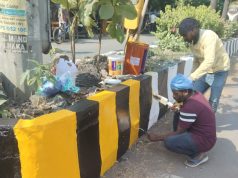 ‘क्रेडाई- एमसीएचआय’च्या मदतीने कल्याण डोंबिवलीतील बकाल रस्ता दुभाजकांचा होतोय कायापालट